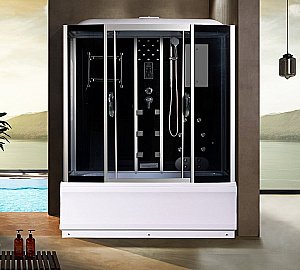 Душевой бокс River Wisla 55 170x80 стекло тонированное купить в интернет-магазине Sanbest