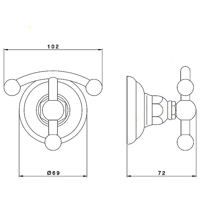 Крючок Nicolazzi Accessori Classica 1481BZ Бронза купить в интернет-магазине сантехники Sanbest