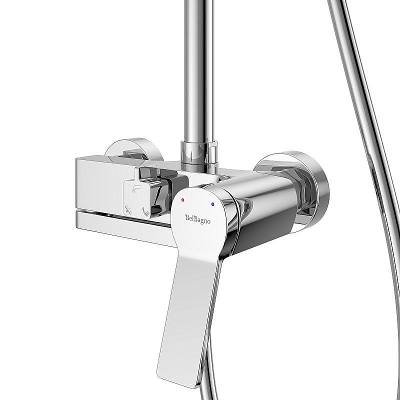 Душевая система BelBagno ALBANO-VSCM-CRM хром купить в интернет-магазине сантехники Sanbest