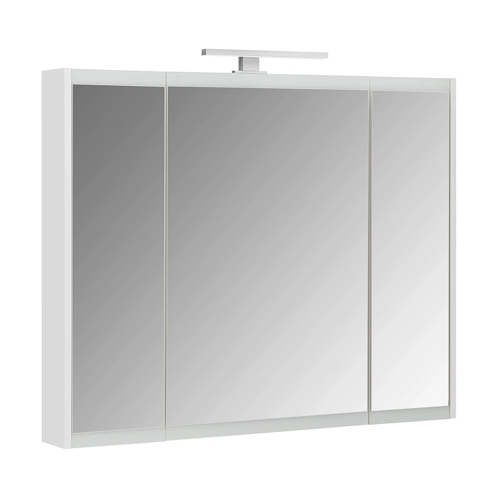 Зеркальный шкаф Акватон Нортон 100 белый в ванную от интернет-магазине сантехники Sanbest
