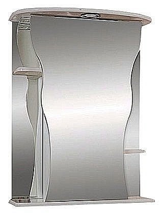 Зеркальный шкаф Misty Каприз 55 белый купить в интернет-магазине сантехники Sanbest