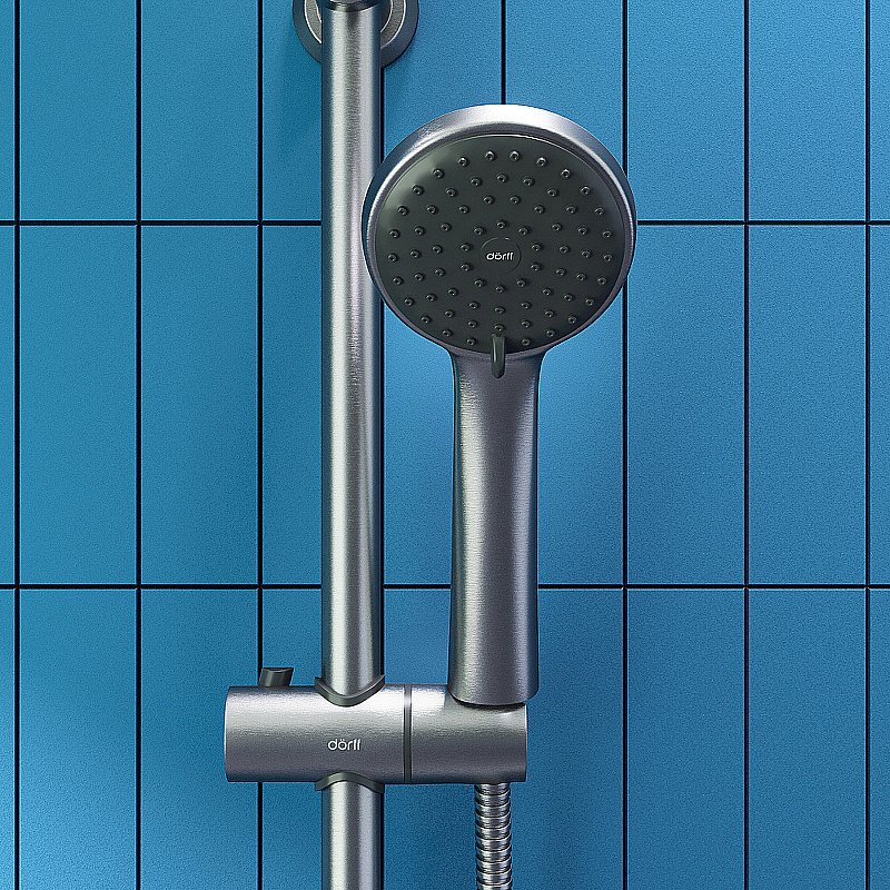 Смеситель для душа Dorff Logic D4083016 сталь купить в интернет-магазине сантехники Sanbest