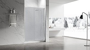 Душевая дверь Veconi Vianno VN55-100-02-C8 100 стекло pear/профиль хром купить в интернет-магазине Sanbest