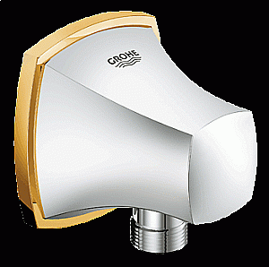 Подключение для душевого шланга Grohe Grandera 27970IG0 хром/золото купить в интернет-магазине сантехники Sanbest