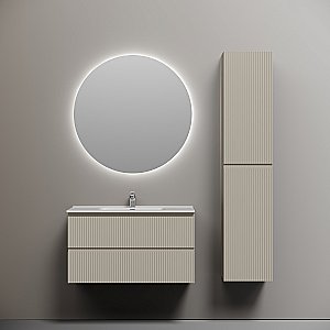 Тумба с раковиной Sancos Snob R SNR90CE/CN7002 Beige Soft для ванной в интернет-магазине Sanbest
