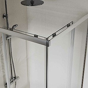 Душевой уголок Vincea City VSS-5CT900CL 90х90 стекло прозрачное/профиль хром купить в интернет-магазине Sanbest