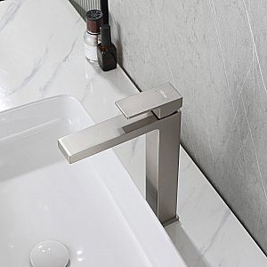 Смеситель для раковины ABBER Daheim AF8211SP сатин купить в интернет-магазине сантехники Sanbest