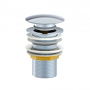 Донный клапан для раковины 1 1/4 WONZON & WOGHAND, Хром (WW-88SS02-CR) купить в интернет-магазине сантехники Sanbest