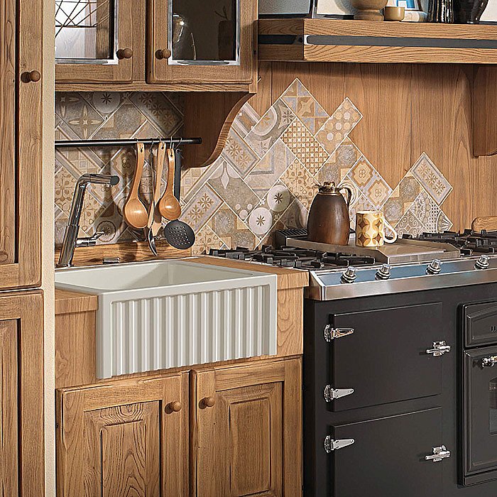 Кухонная мойка Kerasan Hannah Hampshire 546001 купить в интернет-магазине сантехники Sanbest