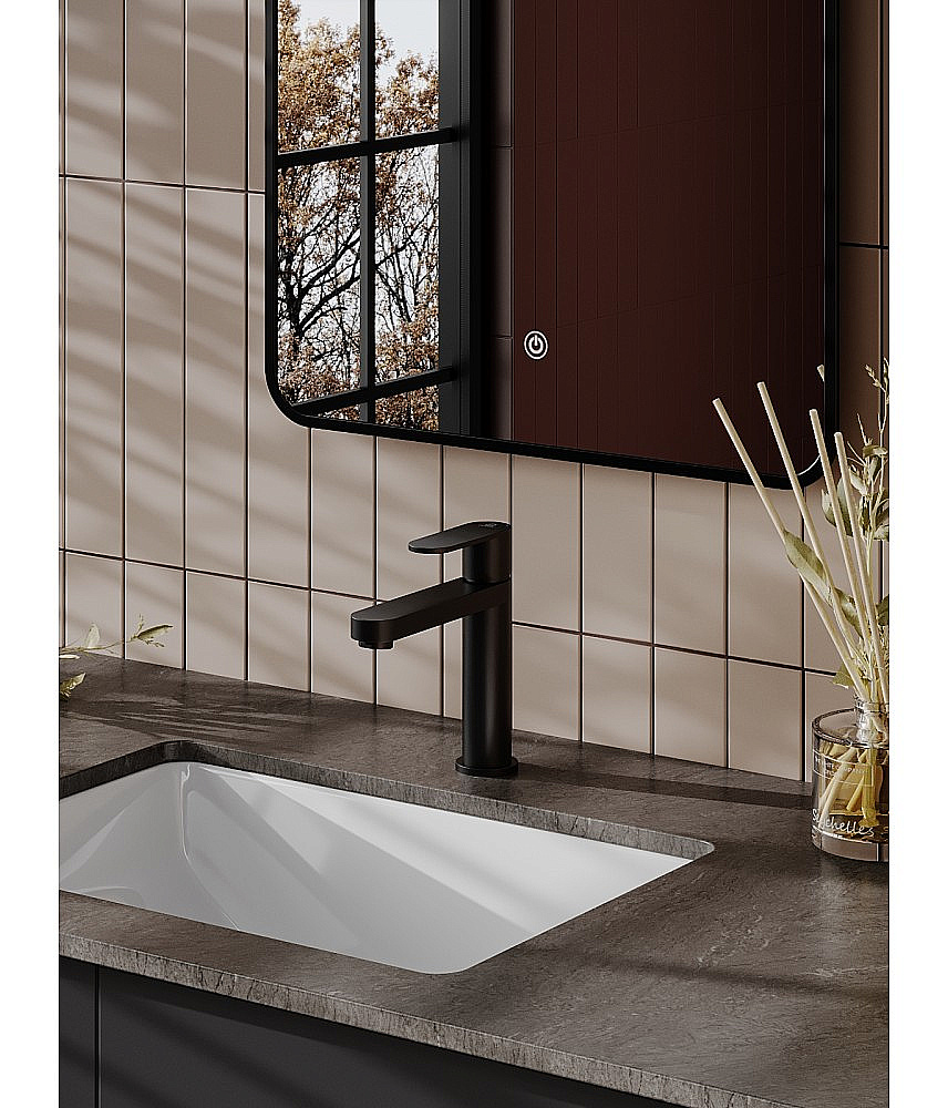 Cмеситель для раковины Agger Sweet A2702144 черный матовый купить в интернет-магазине сантехники Sanbest