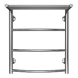 Полотенцесушитель водяной Azario VERONA П3 500х600 AZ04156P хром купить в интернет-магазине сантехники Sanbest