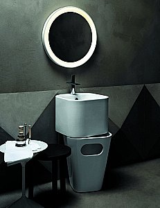 Раковина подвесная Azzurra Tandem 43 ULI200/1 bi*1 белая купить в интернет-магазине Sanbest