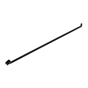 Шторка для ванны Cezares LIBERTA 80 V-1-TB-80/155-C-NERO стекло прозрачное/профиль черный матовый купить в интернет-магазине Sanbest