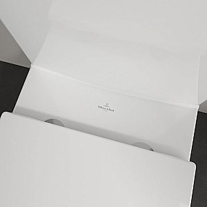 Унитаз-компакт Villeroy & Boch Subway 3.0 4672T001 альпийский белый, с бачком, безободковый, слив-торнадо купить в интернет-магазине Sanbest