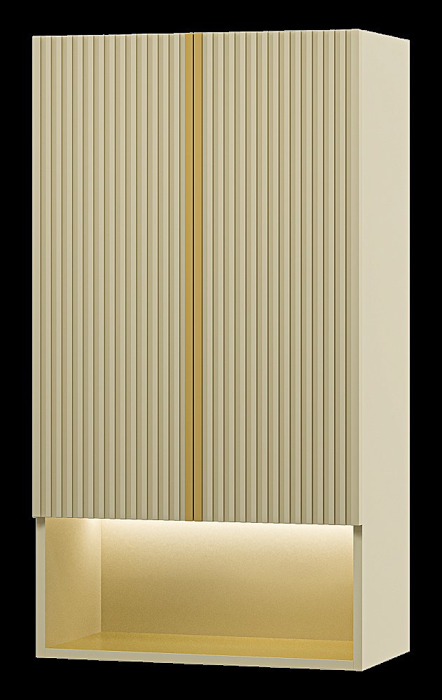 Шкаф подвесной Misty Vega 60 VEG-08060-031 кремовый для ванной в интернет-магазине сантехники Sanbest