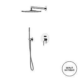 Душевая система Gattoni Circle One 9090/PDBO белая матовая купить в интернет-магазине сантехники Sanbest