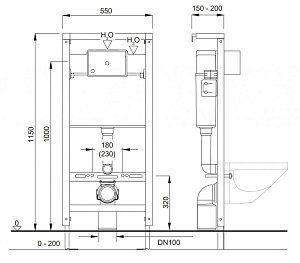 Инсталляция Pestan Fluenta SET40006356PW купить в интернет-магазине сантехники Sanbest