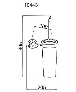 Ершик Boheme Brillante 10443 купить в интернет-магазине сантехники Sanbest