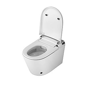 Унитаз подвесной Grossman Smart GR-5702 белый глянцевый, с крышкой микролифт купить в интернет-магазине Sanbest