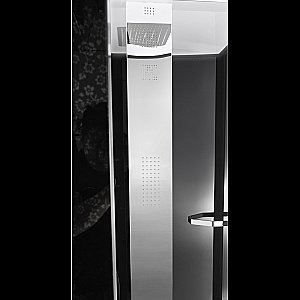 Душевая кабина Orans Diamond SR-89105LS Black стекло прозрачное/профиль черный купить в интернет-магазине Sanbest