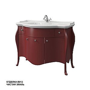 Тумба с раковиной Caprigo Venezia 110 со столешницей, цвет на выбор для ванной в интернет-магазине Sanbest