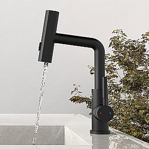 Смеситель для раковины Black&white Sky Day SD3028B черный матовый купить в интернет-магазине сантехники Sanbest