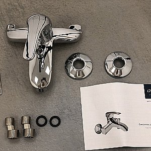 Смеситель для ванны PAINI Trento TRCR111LMKM хром купить в интернет-магазине сантехники Sanbest