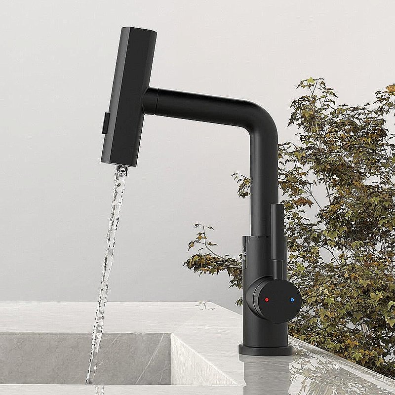 Смеситель для раковины Black&white Sky Day SD3028B черный матовый купить в интернет-магазине сантехники Sanbest