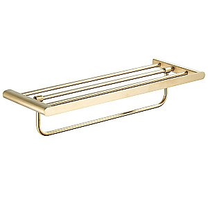 Полка CeramaLux Florenzia 63110 золото матовое купить в интернет-магазине сантехники Sanbest