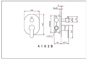 Душевая система Berges VENTAS 73008 черная матовая купить в интернет-магазине сантехники Sanbest