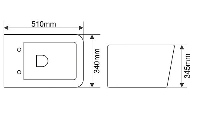 Унитаз подвесной Melana MLN-310304 белый, с крышкой микролифт, безободковый купить в интернет-магазине Sanbest