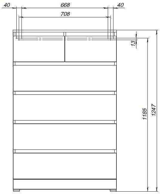 Комод Aquanet Сканди 302546 80 Дуб крафт для ванной в интернет-магазине сантехники Sanbest