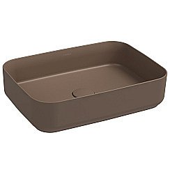 Раковина ISVEA Infinity 50 10NF65050SV-2H коричневый матовый купить в интернет-магазине Sanbest