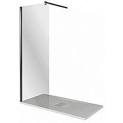 Душевая перегородка Good Door WALK IN SP-120-C-В черный матовый купить в интернет-магазине Sanbest