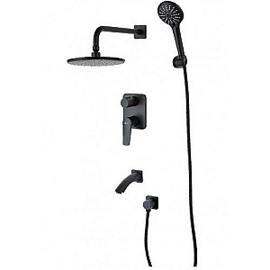 Душевая система Lemark Bronx LM3722BL купить в интернет-магазине сантехники Sanbest