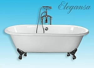 Ванна чугунная Elegansa Gretta V0000047 170x75 белая купить в интернет-магазине Sanbest