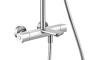 Душевая система Kaiser Cube 01382 хром купить в интернет-магазине сантехники Sanbest