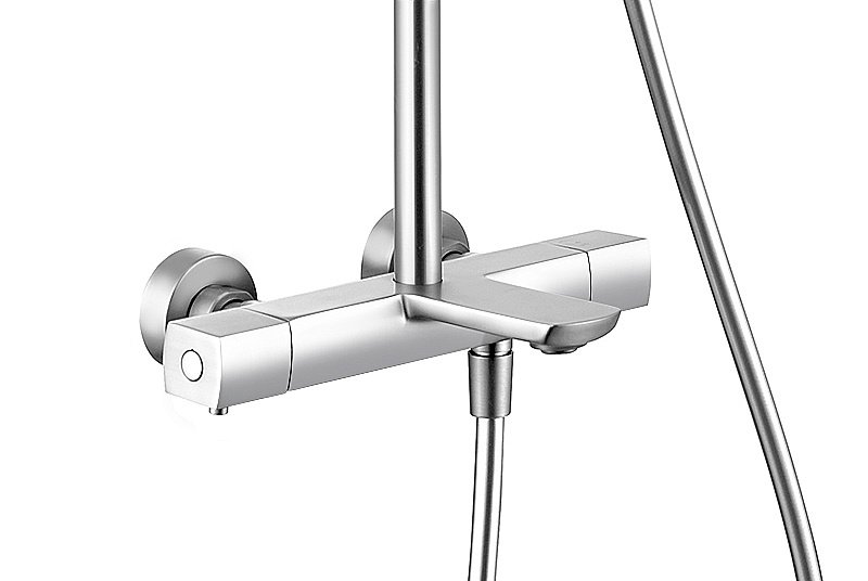 Душевая система Kaiser Cube 01382 хром купить в интернет-магазине сантехники Sanbest