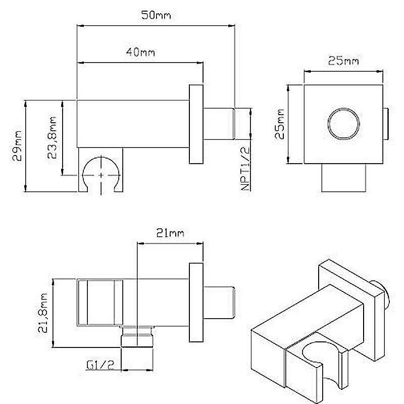 Душевая система Vincea VSFW-4211CH хром купить в интернет-магазине сантехники Sanbest