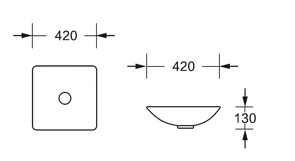 Раковина накладная CeruttiSpa 42 CR7034D белая купить в интернет-магазине Sanbest