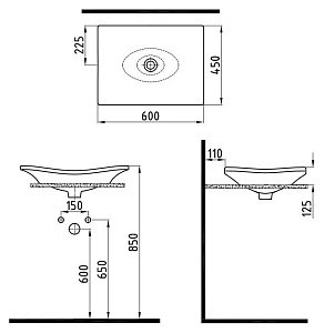 Раковина Bien Lotus LTLU06001FD0W3000 купить в интернет-магазине Sanbest