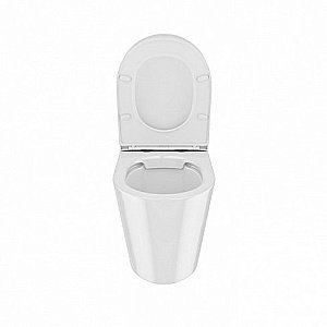 Унитаз приставной IDDIS Calipso Rimless CALRDSEi26 безободковый, с крышкой микролифт купить в интернет-магазине Sanbest