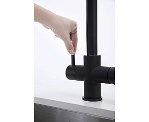 Смеситель для кухни Paulmark Lange La214212-AN антрацит купить в интернет-магазине сантехники Sanbest