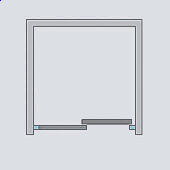 Душевая дверь Radaway Premium Plus DWJ 130 стекло матовое купить в интернет-магазине Sanbest