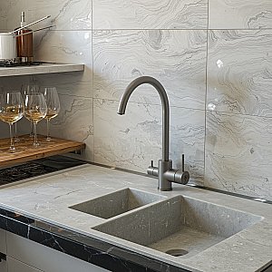 Смеситель для кухни Rush SUS9035-37Grey графит купить в интернет-магазине сантехники Sanbest