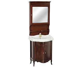 Тумба с раковиной Migliore Bella 73 Noce Firence для ванной в интернет-магазине Sanbest