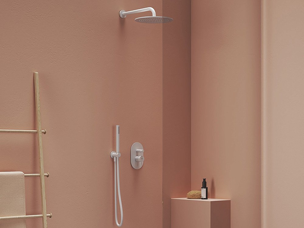 Верхний душ Ravak X07P687 белый вельвет купить в интернет-магазине сантехники Sanbest