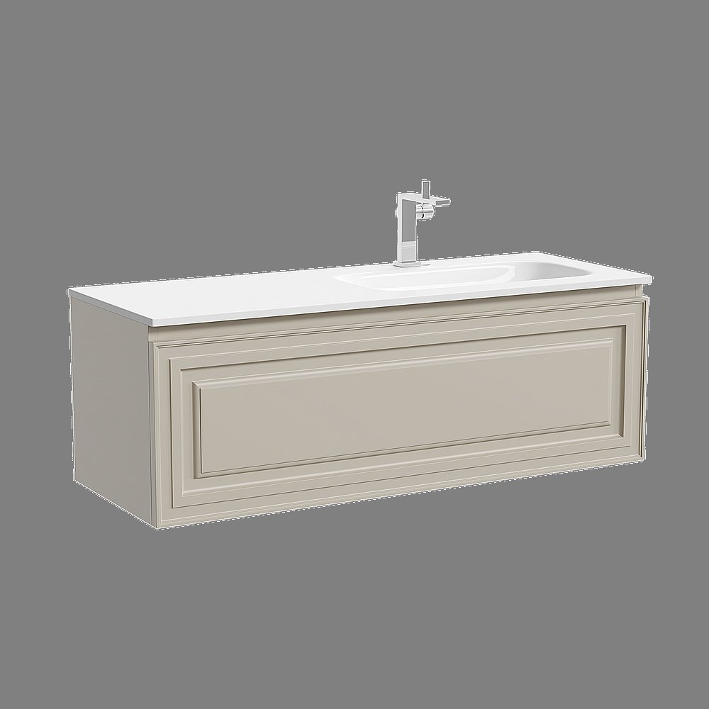 Тумба с раковиной Sancos Very VR120CE 120 Beige Soft для ванной в интернет-магазине Sanbest