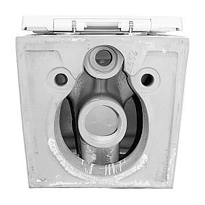 Унитаз подвесной Azario Nova AZ-2216 белый, безободковый, с крышкой микролифт купить в интернет-магазине Sanbest