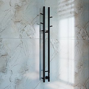 Полотенцесушитель электрический Vincea VTD-1D2BE черный купить в интернет-магазине сантехники Sanbest